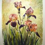 Peinture intitulée "Iris" par Marcel Boos, Œuvre d'art originale
