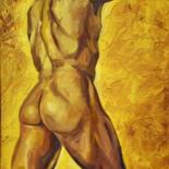 Peinture intitulée "Element terrestre" par Nathalia Chipilova, Œuvre d'art originale, Huile