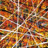 Pintura intitulada "LINHAS" por Mário Fresco, Obras de arte originais, Óleo