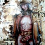 Peinture intitulée "Kafka" par Marc Tremblay, Œuvre d'art originale, Autre