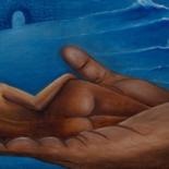 Painting titled "Protacted Emotions" by Puneet Sinha, Original Artwork, Oil