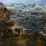 Malarstwo zatytułowany „Along the Coast” autorstwa David Snider, Oryginalna praca, Olej