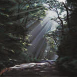 Pittura intitolato "Filtered Light" da Reidsart, Opera d'arte originale, Pastello