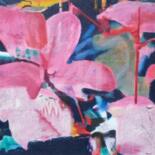 Malerei mit dem Titel "Jardin sucré" von Anne Maury, Original-Kunstwerk, Öl