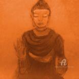 Painting titled "The Silence" by Michela Curtis, Original Artwork, Acrylic