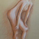 Dessin intitulée "Lorelei penchée" par Pierre Feyeux, Œuvre d'art originale, Autre