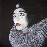 ピエロの絵画　2つ ピエロの絵画 2つ